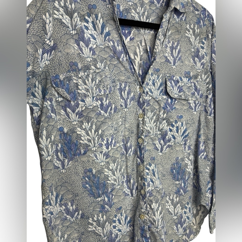 Roller Rabbit Guy Button Down Cotton Printed Shir… - image 3